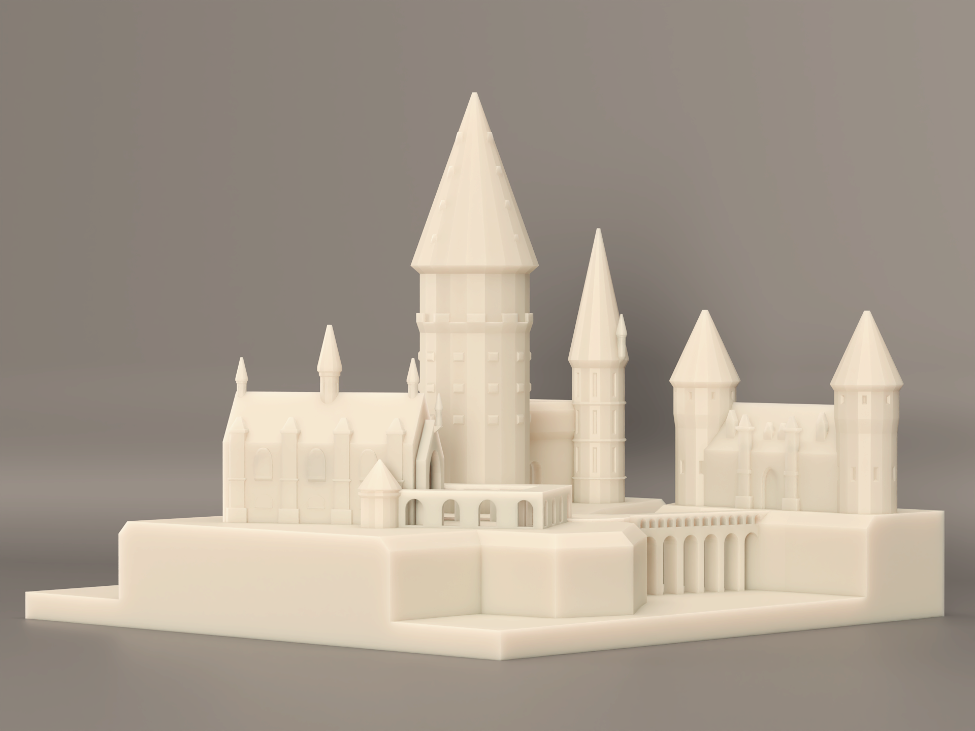 Mini Hogwarts Castle Building Map design