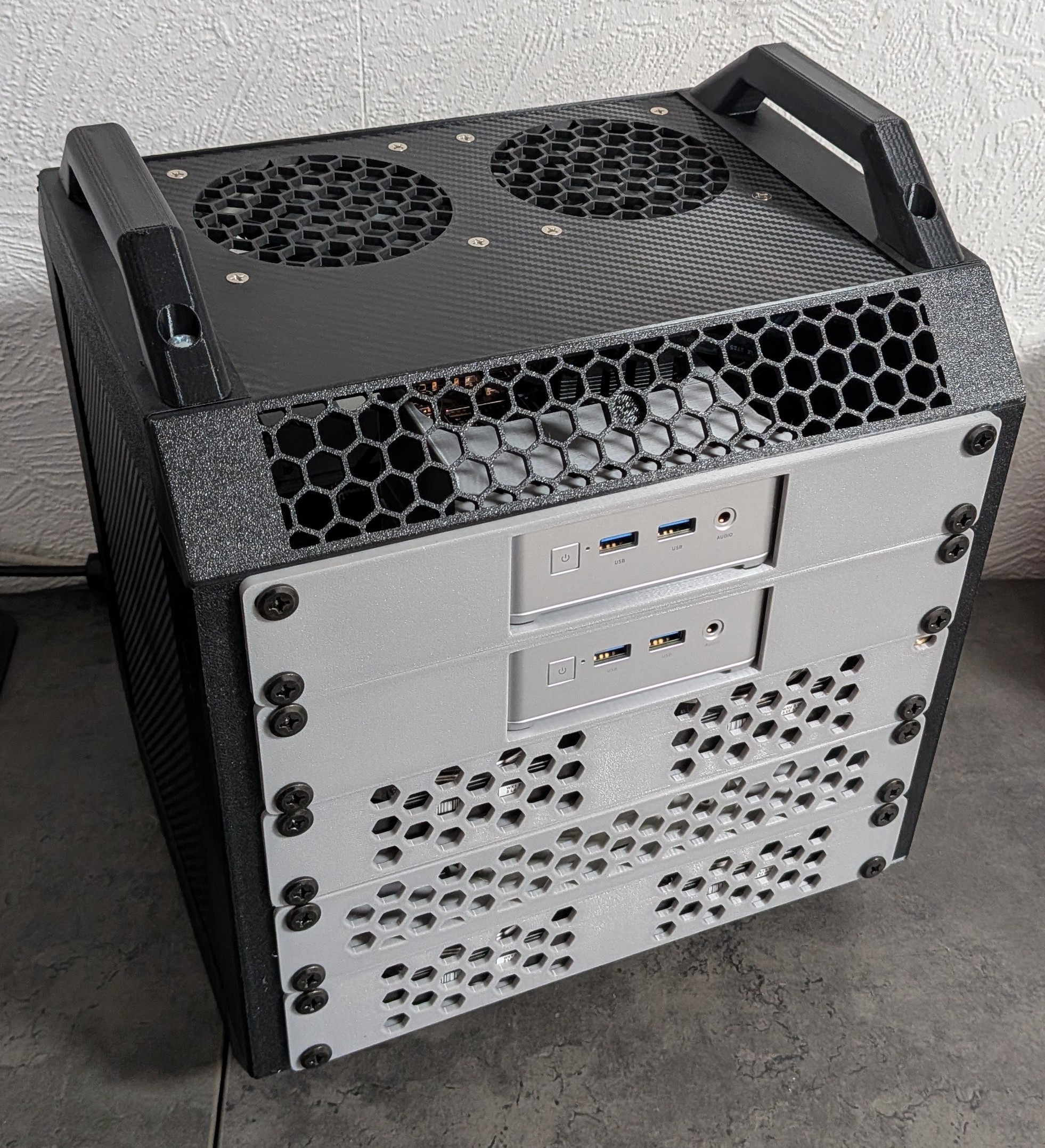Lab Rax - Top Dual 92mm Fan Panel