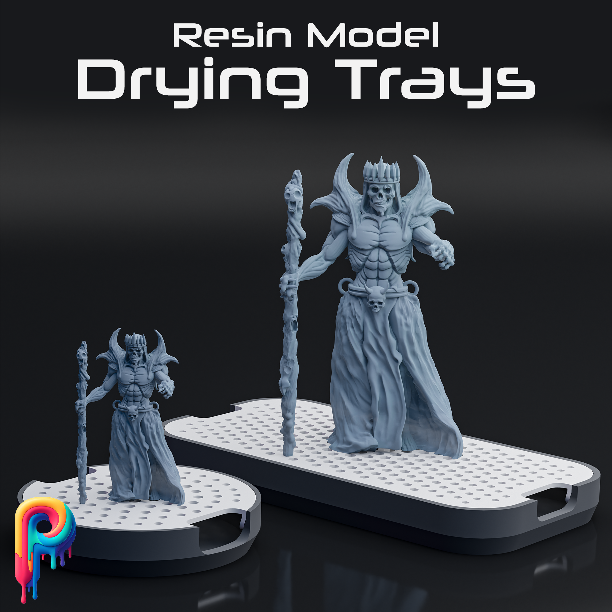 Drying Trays for Resin Models by Polymeria