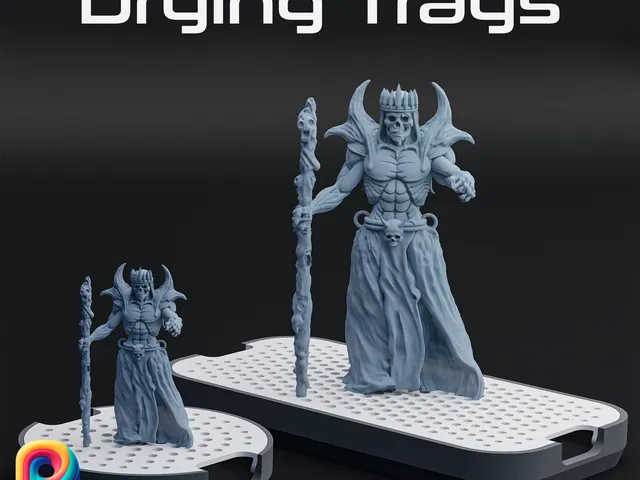 Drying Trays for Resin Models by Polymeria