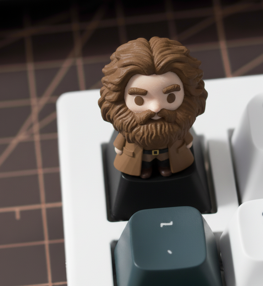 Hagrid Keycap – Gentle Giant of Hogwarts