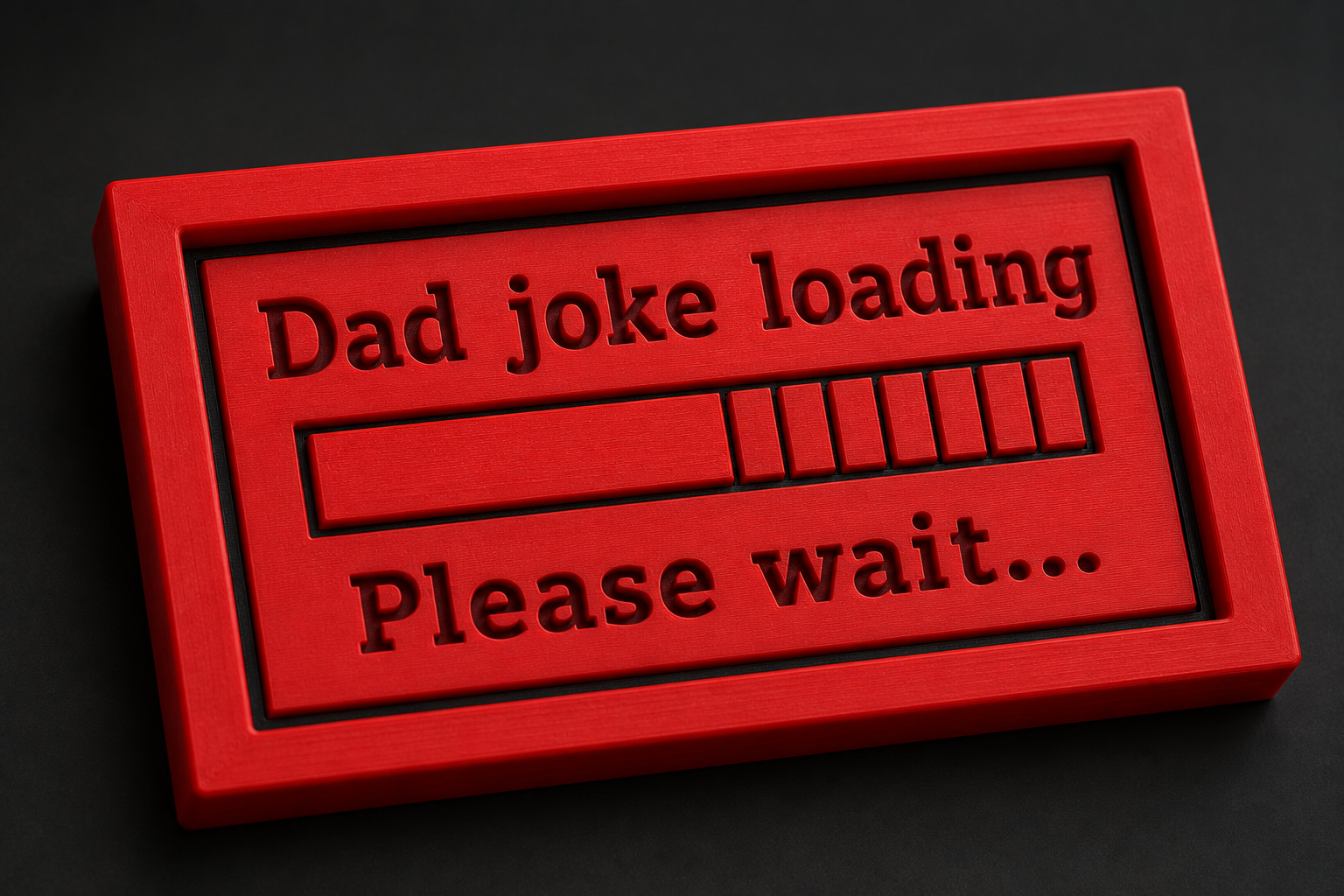 Dad joke loading decoration