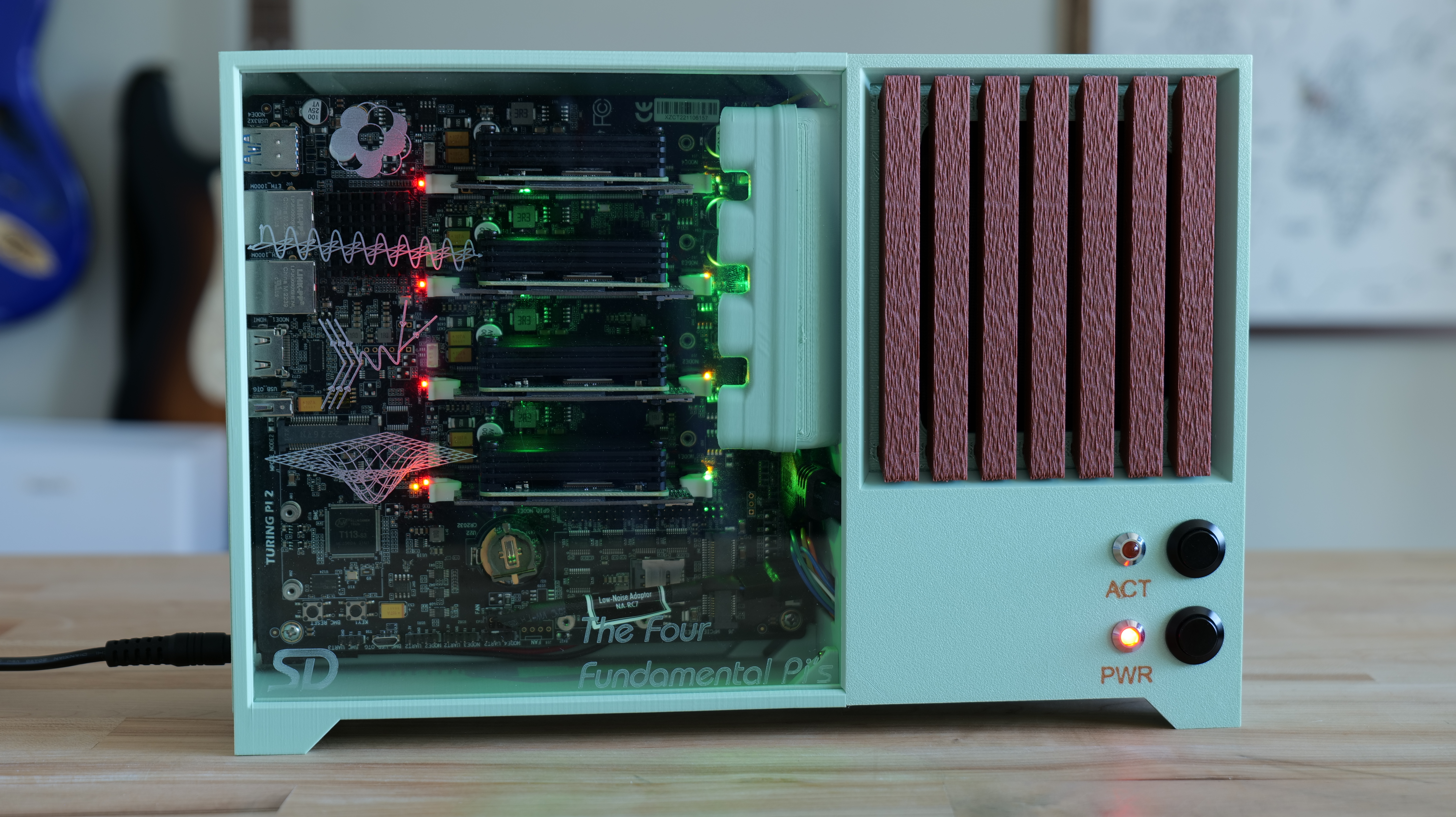 Turing Pi 2 Raspberry Pi Cluster Case