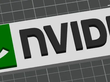 Nvidia logo for office or workshop