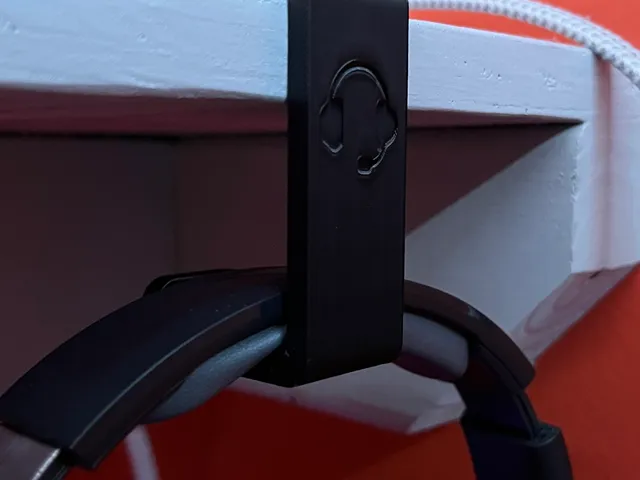 Desk Mounted Headphone Holder - NO ATTACHMENT REQUIRED