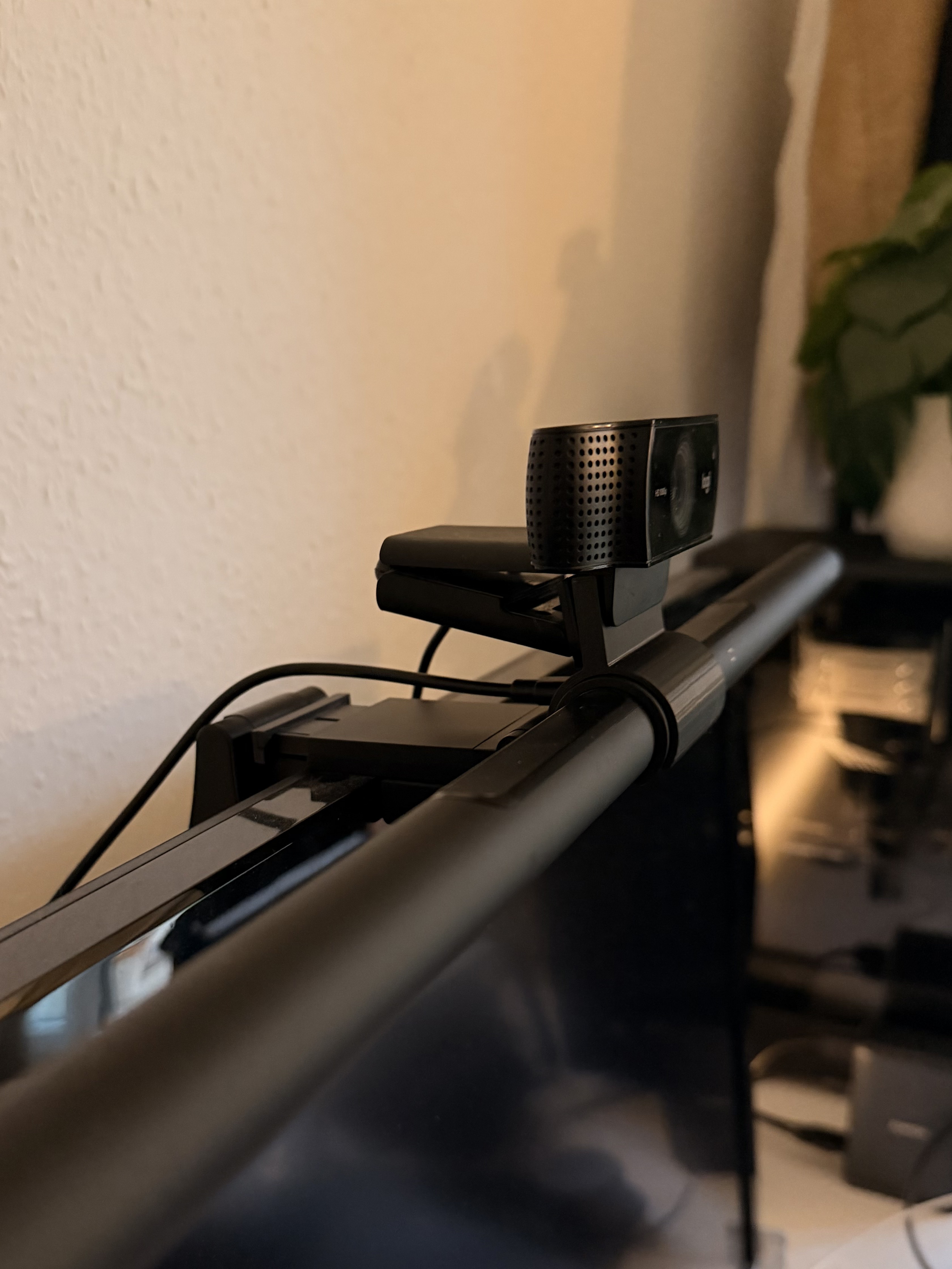 Light Bar Webcam Holder