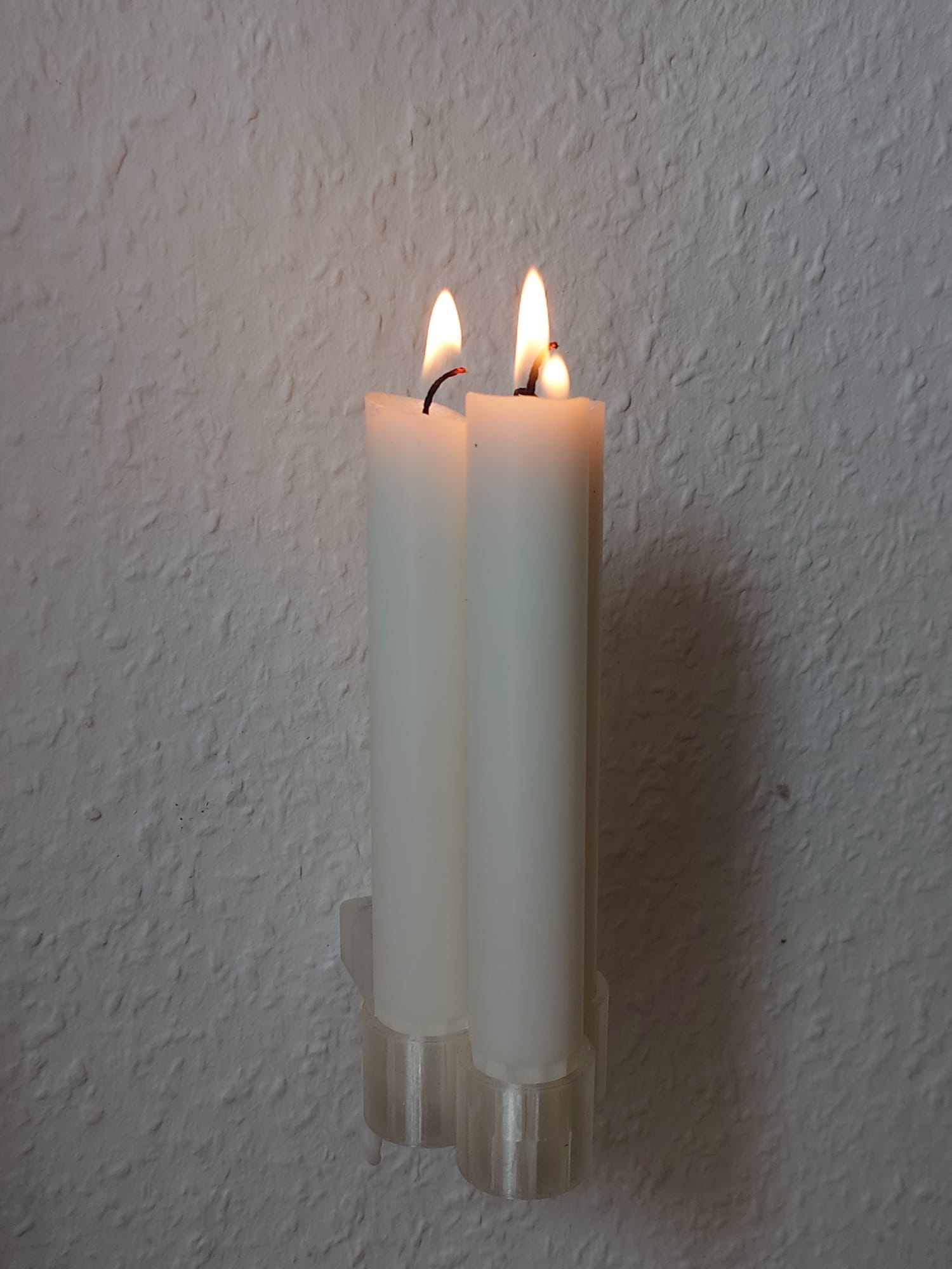 3x Ikea Jubla or any stick shaped candle wall holder