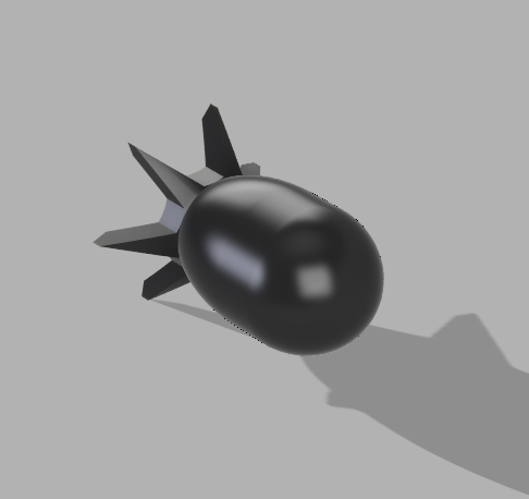 Bomb Devil Keychain