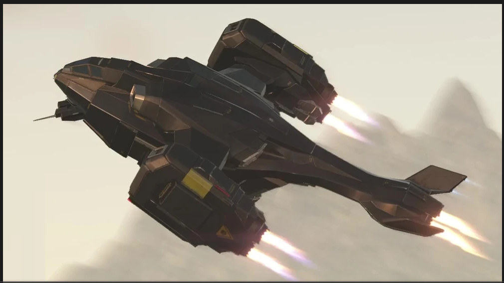The shuttle from Helldivers 2
