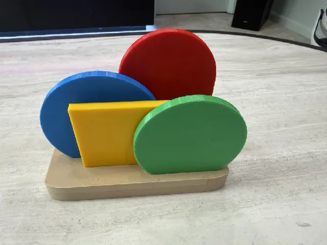 Modern Geometric Coaster Set & Holder