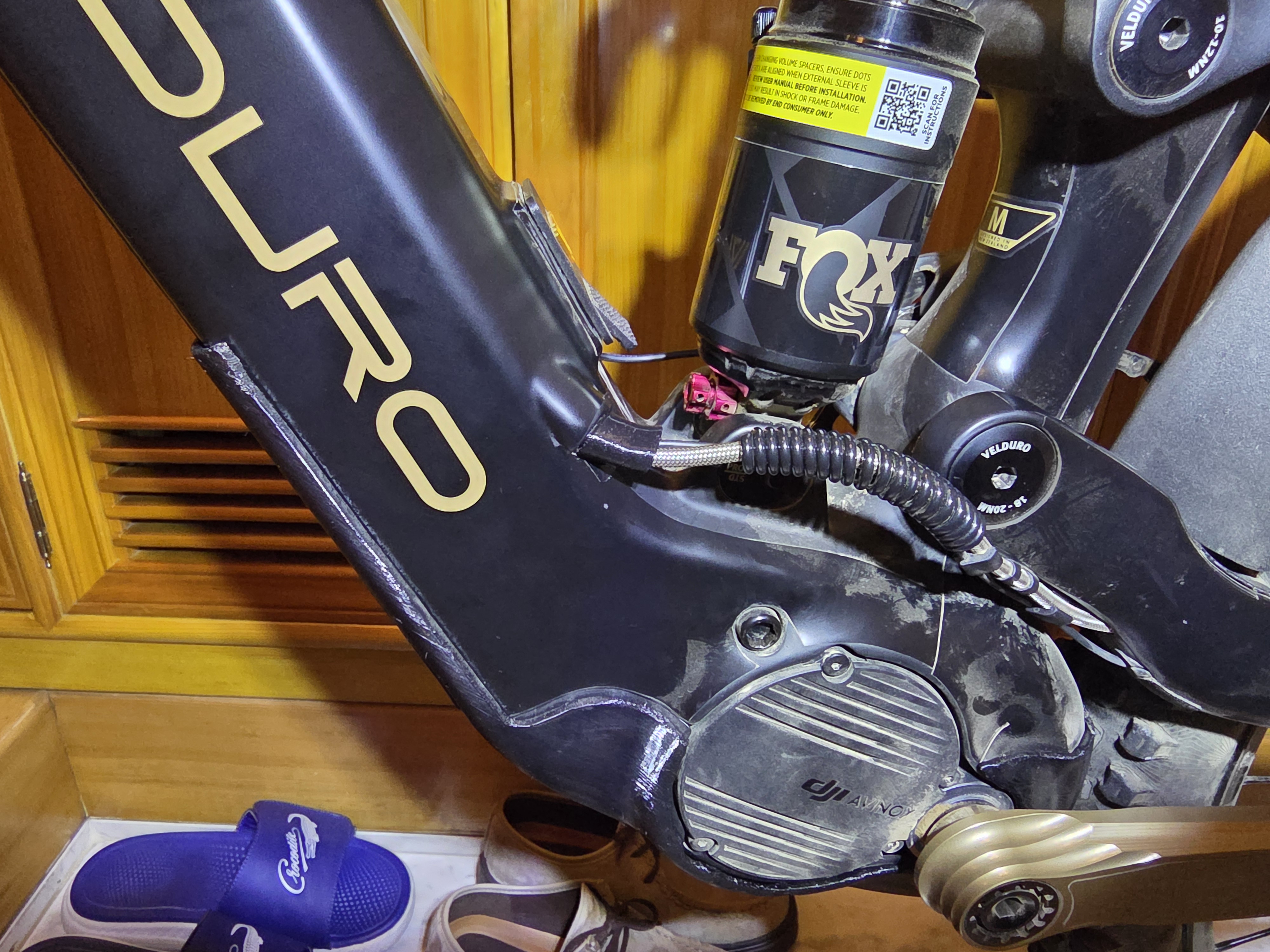 Velduro Rogue Brake cable fixation pulg