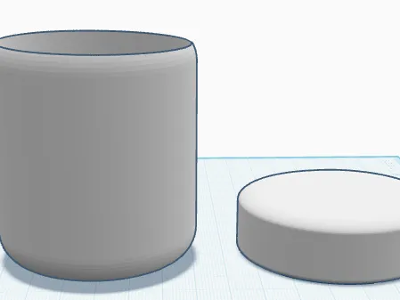 small bin with lid
