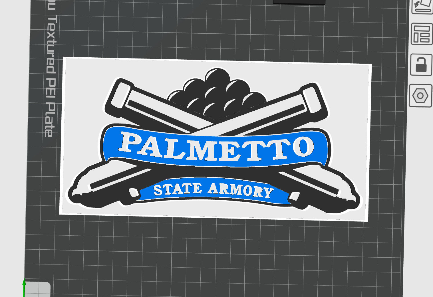 Palmetto State Armory PSA Firearms Wall Logo Sign Plaque