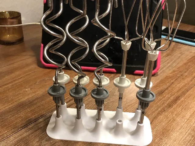 Krups 3Mix whisk and knee hook holder 10 pieces