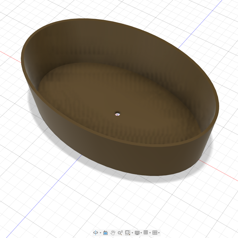Bonsai planter eleptical