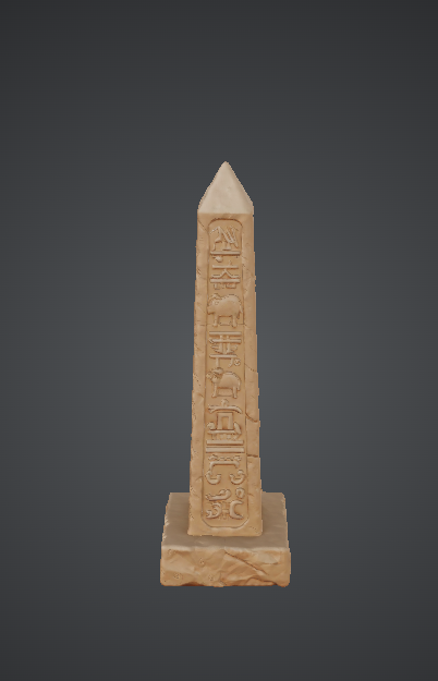 Ancient Runic Obelisk – Stone Monument Terrain Piece