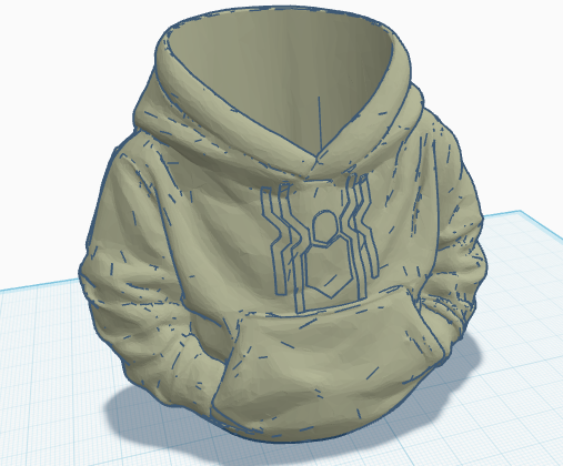 hoddie pen pot