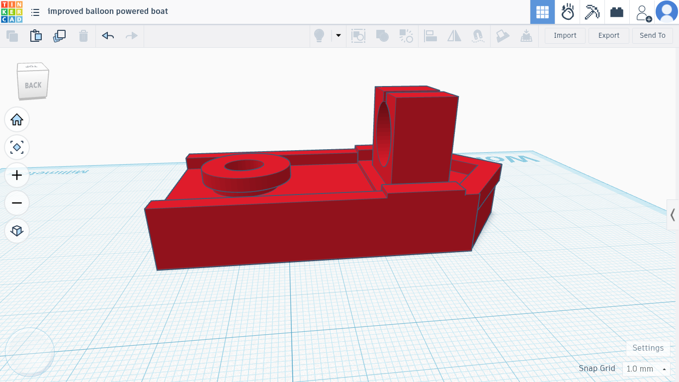 balloon powered boat improved — miniatura 2