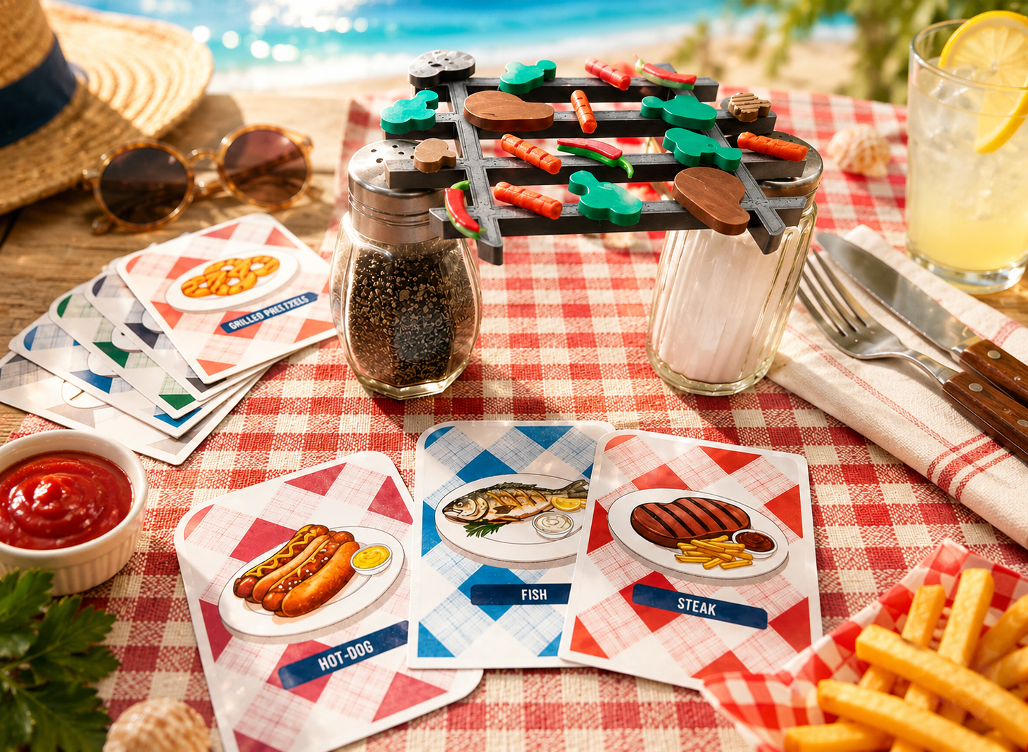 Greed on the Grill: A 3D Printed Food Stacking Ballance Game