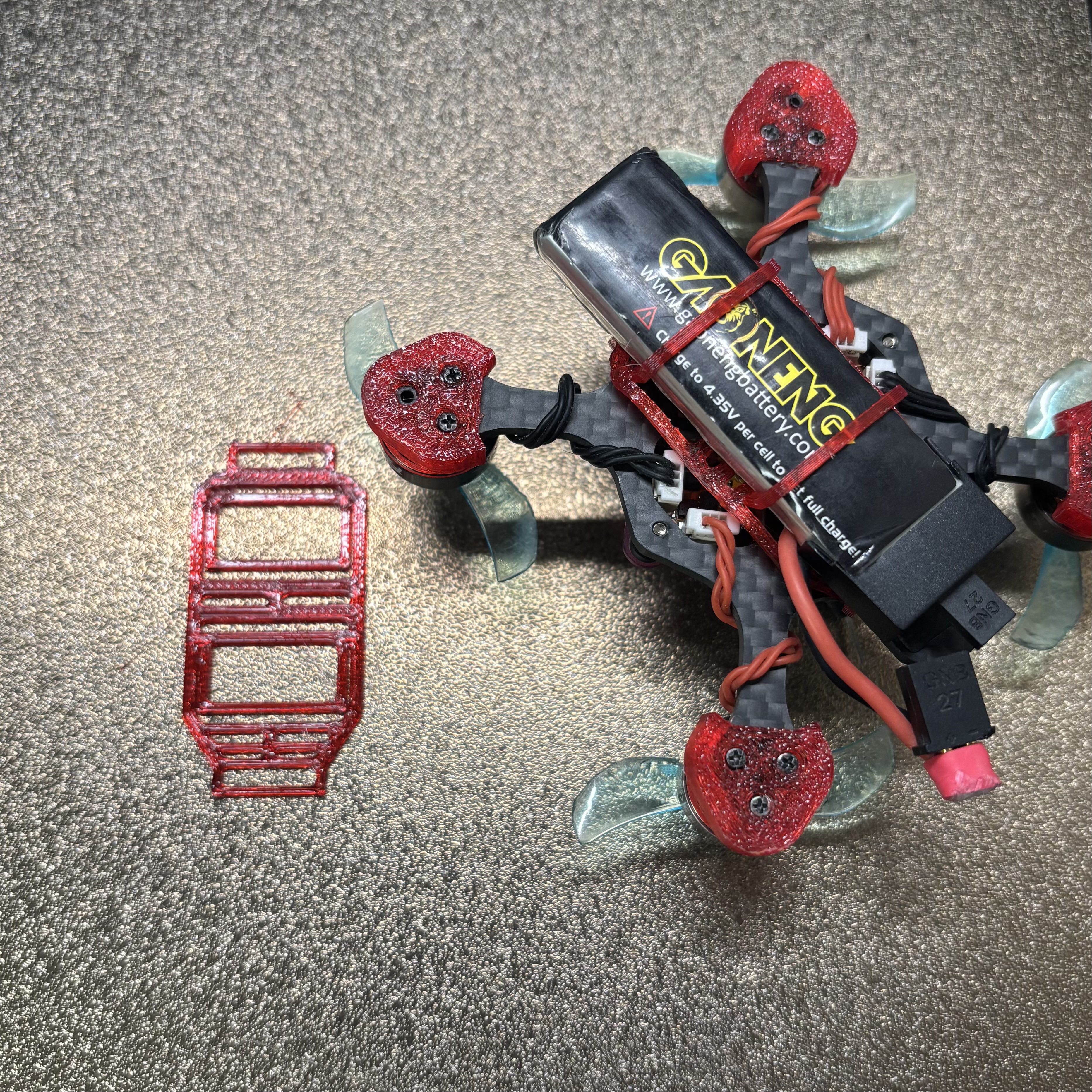 NBD Mosquito 660 battery mount v2