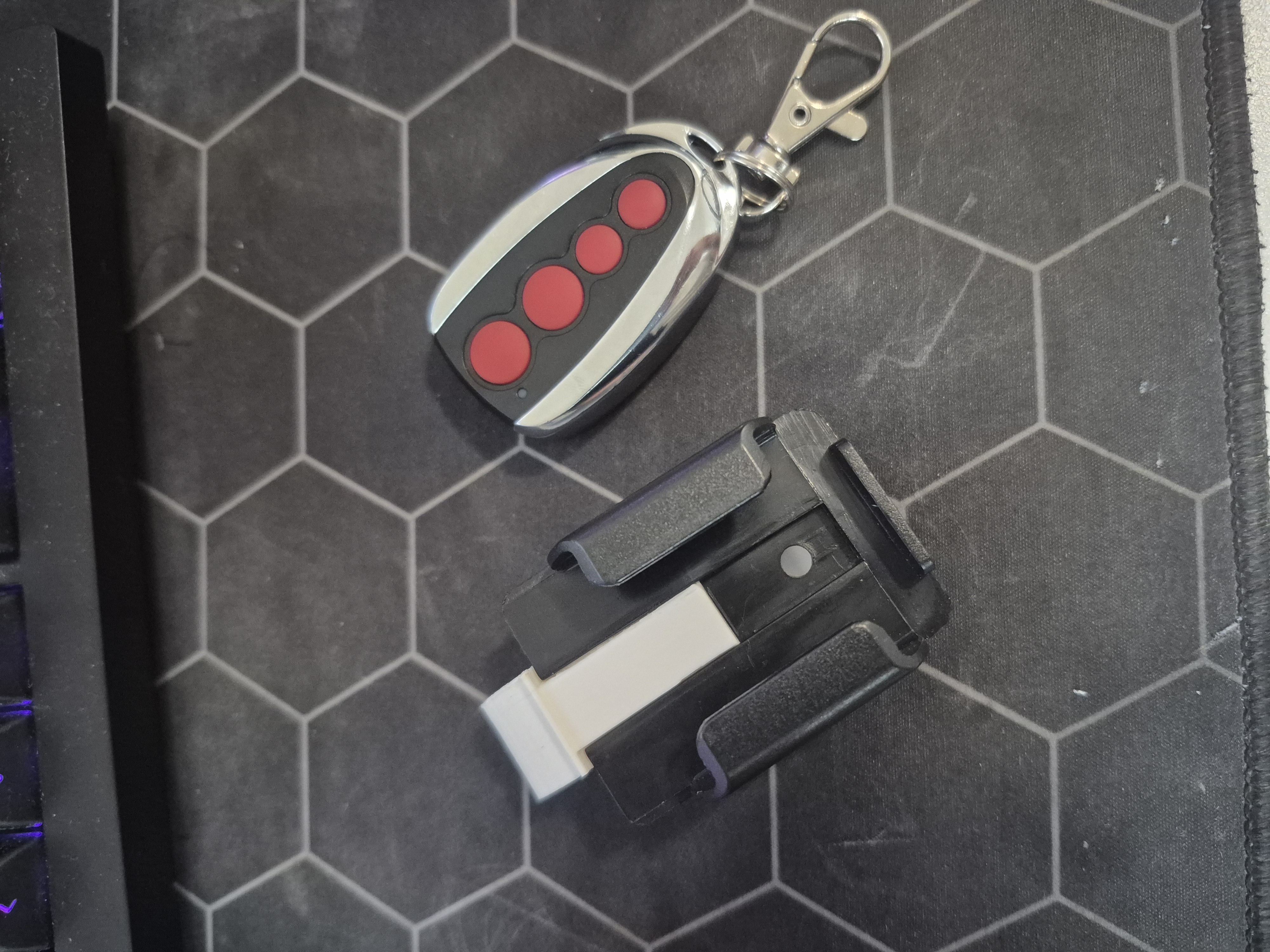 Sun Visor Clip for a Steel Line Garage Remote Holder — thumbnail 3