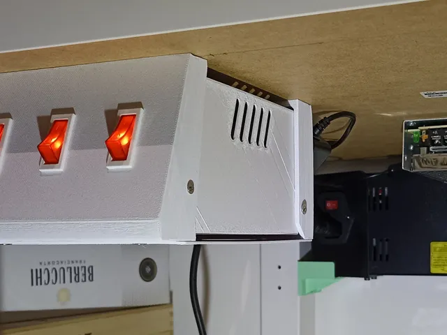 Modular 3D Printer Control Panel – Expandable Power & Device Management Unit