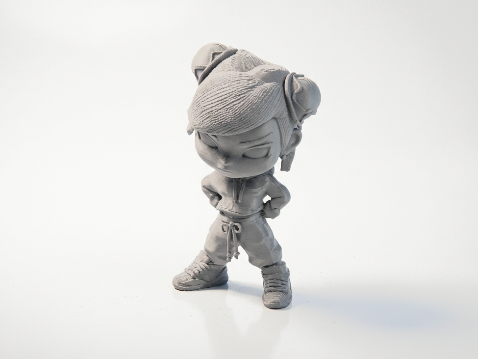 Chibi Chun Li Figurine Street Fighter 3D Printable