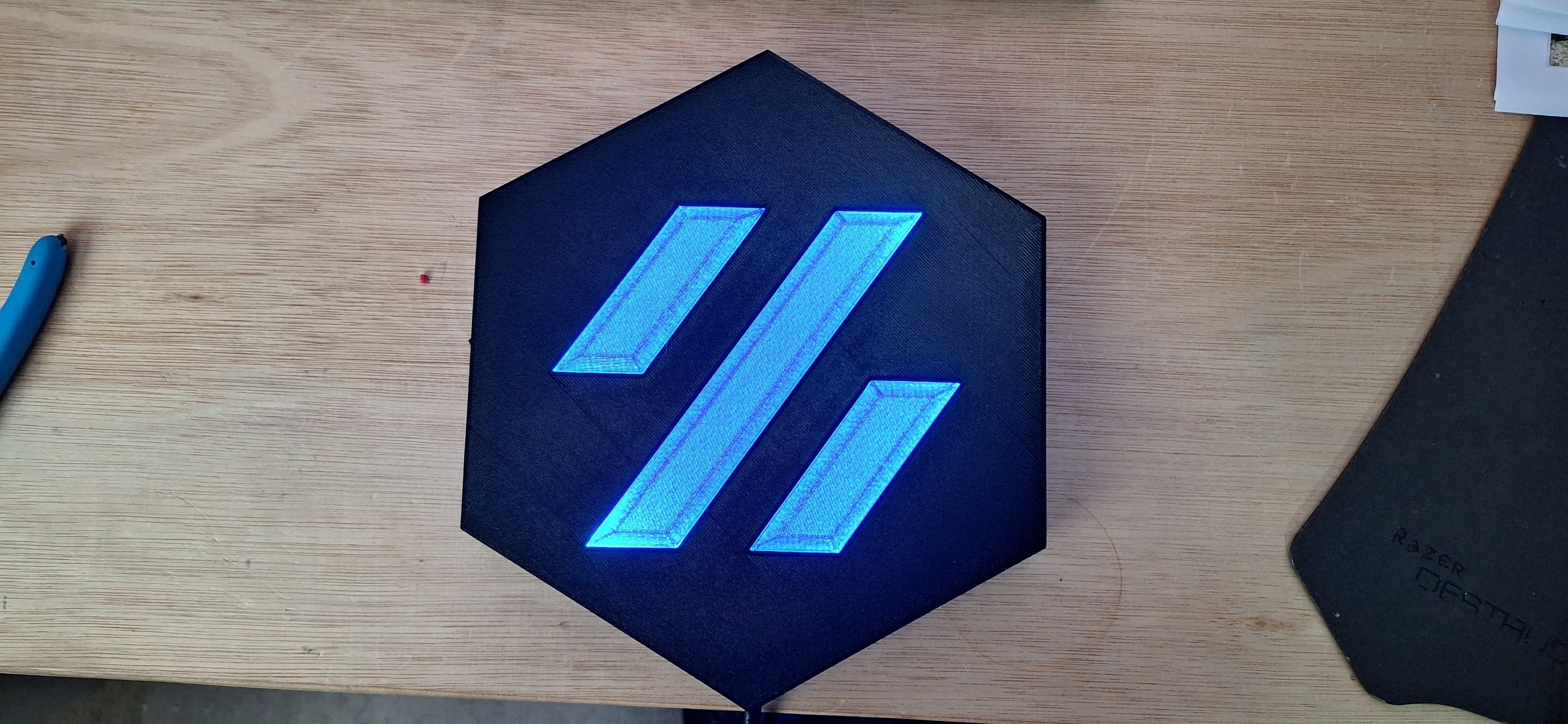 Voron illuminated sign