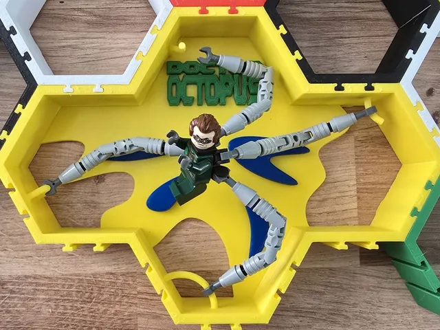 LEGO - Hexagonal stand for Dr. Octopus Figure