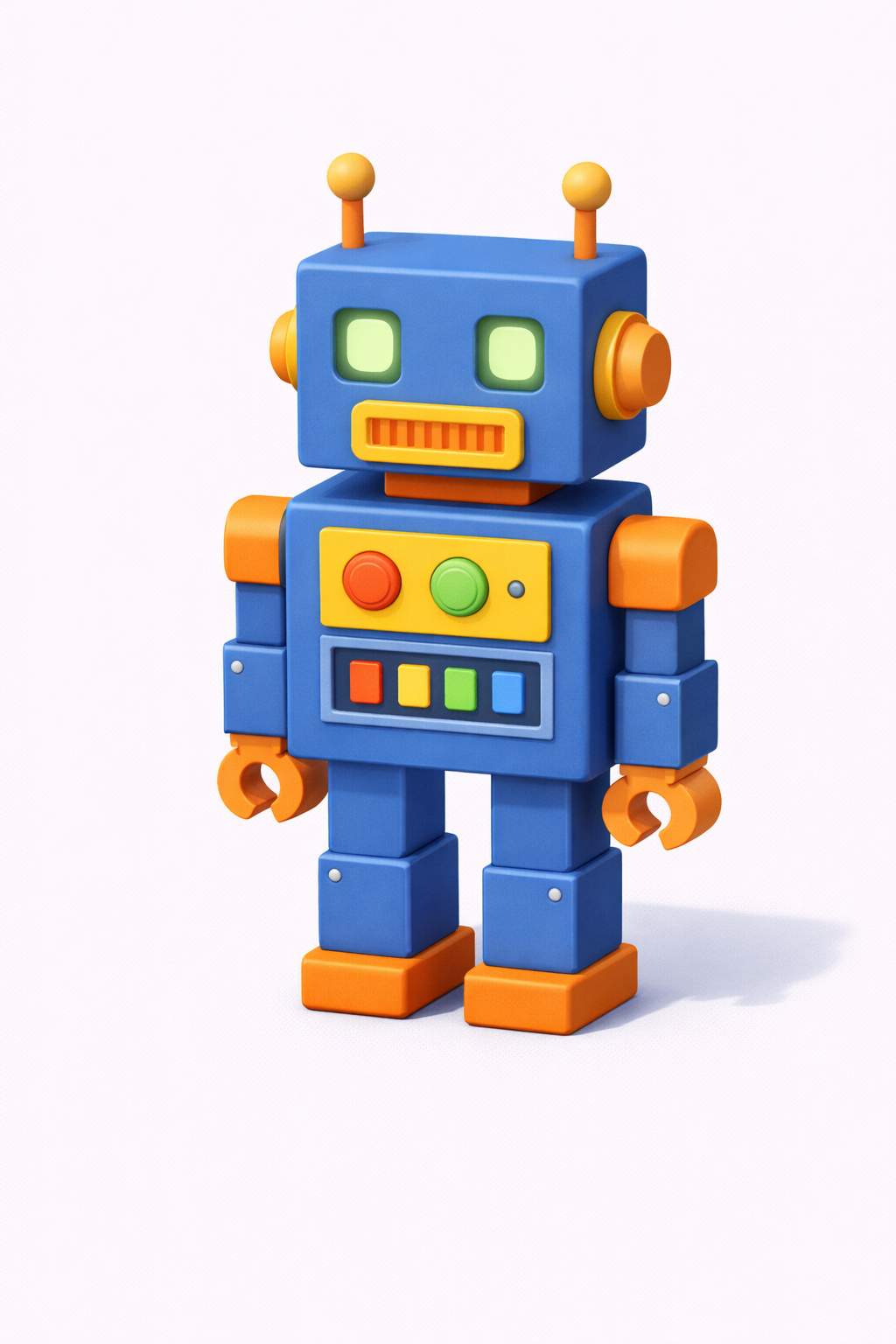 Low Poly Toy Robot