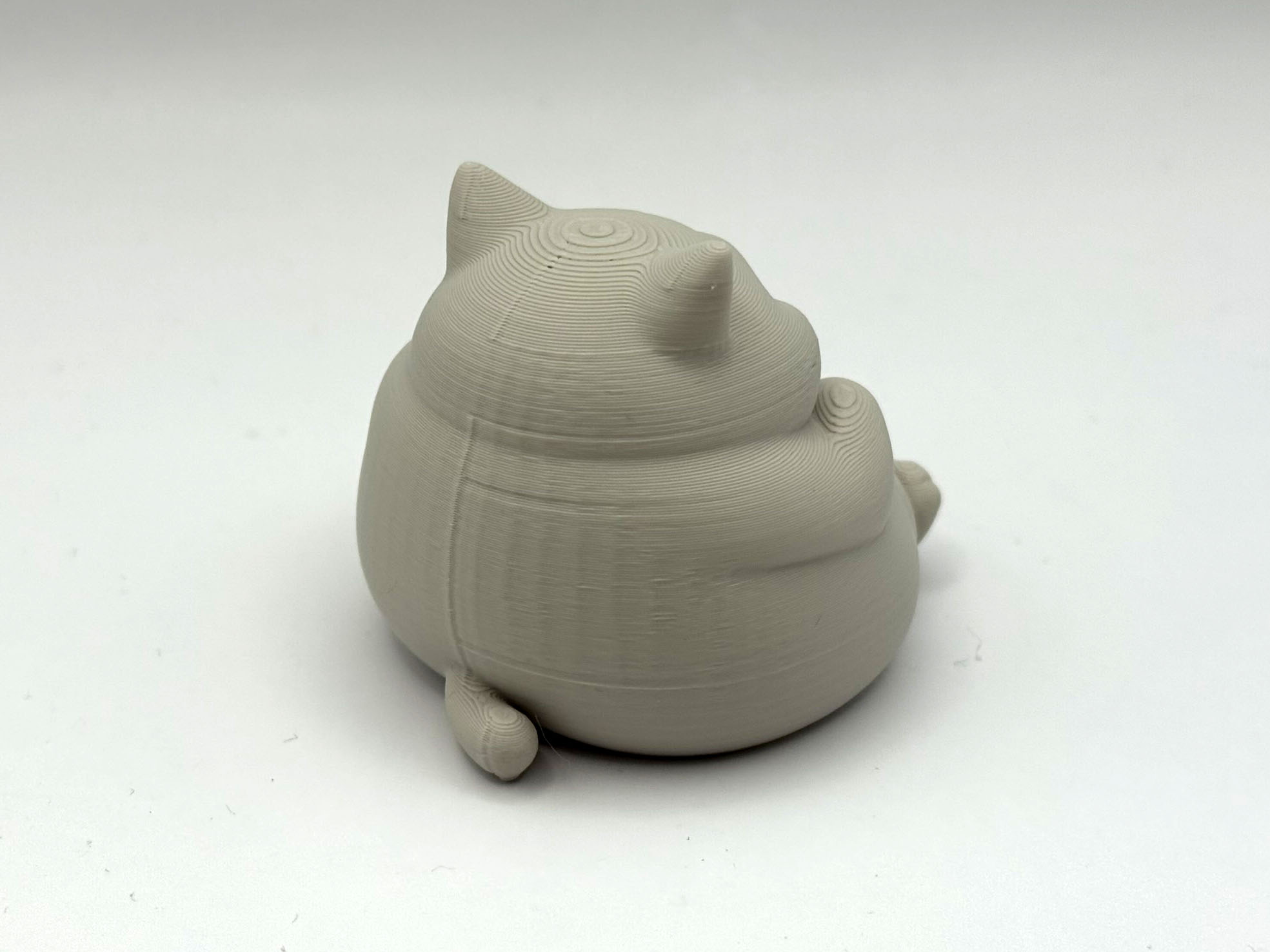 Miniatura 3 do modelo 3D Sitting Chonky Cat