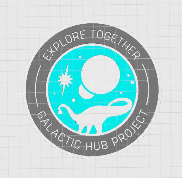 NMS Galactic Hub Coaster 3D model