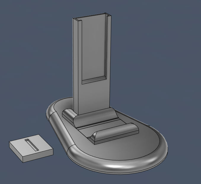Vertical Mount for Rechargeable Battery Operated Motion Sensor Light