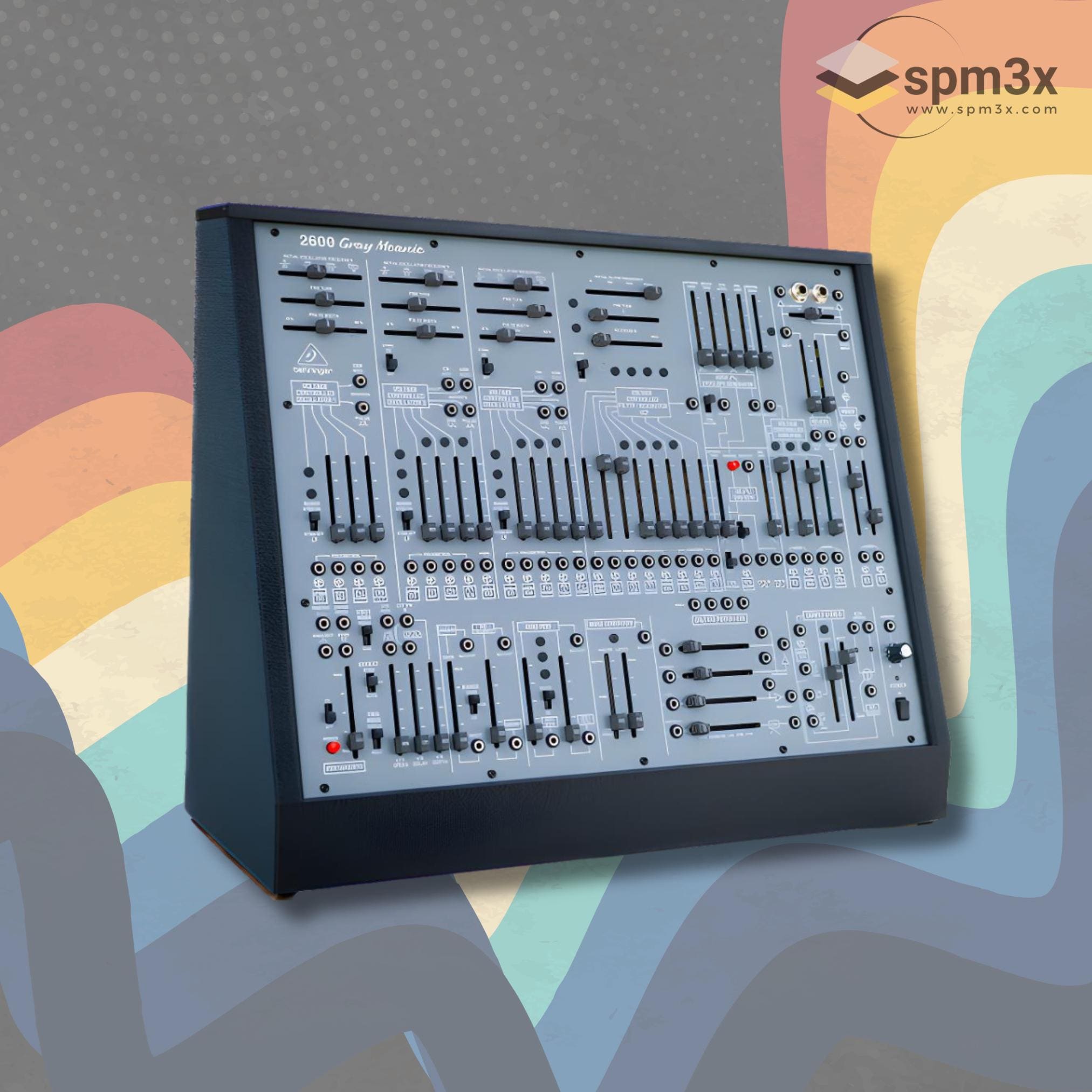 Behringer 2600 Synthesizer: 3D gedrucktes Gehäuse im Vintage Classic Synth design
