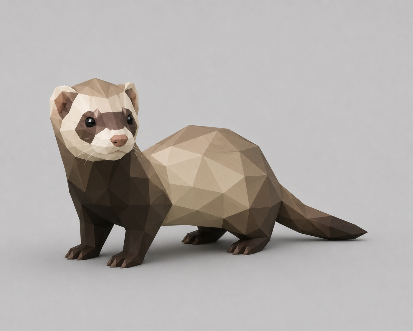 Low Poly Ferret