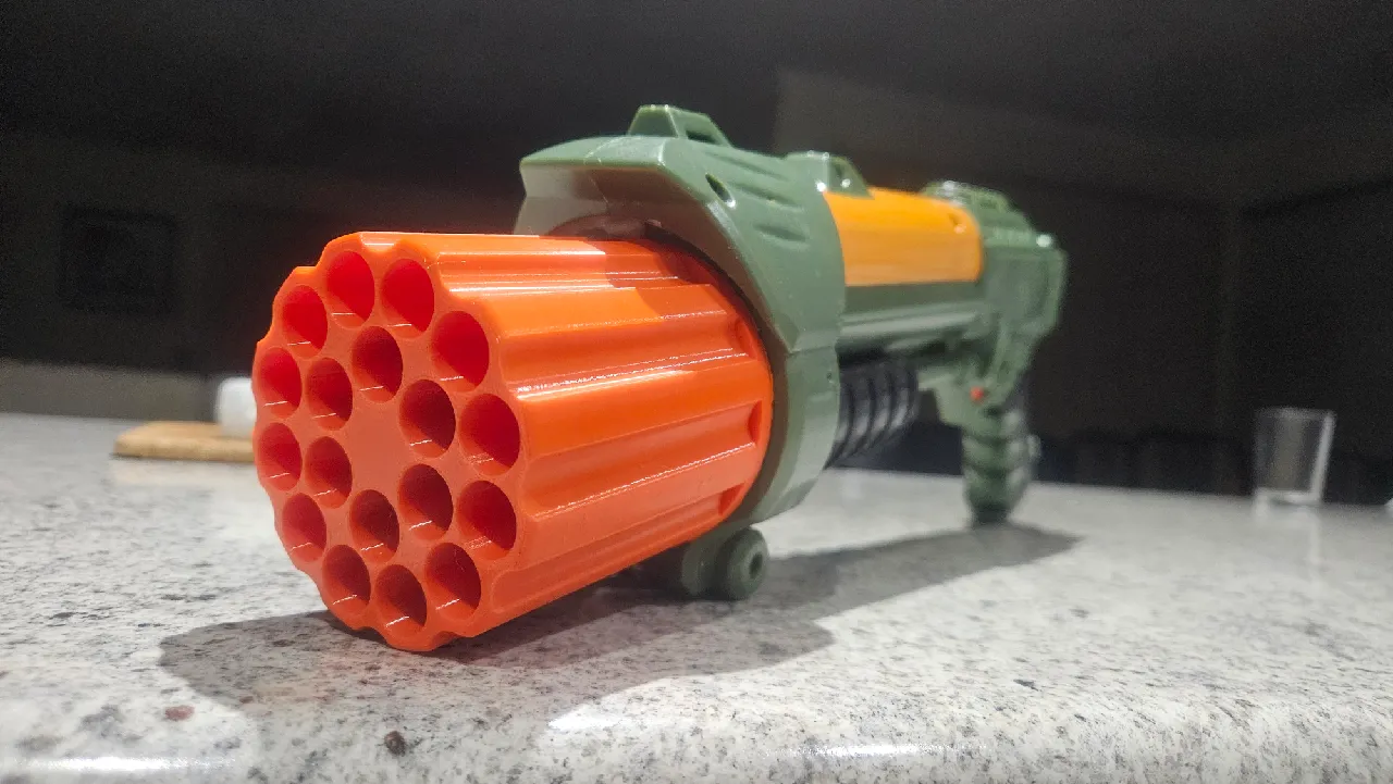 Lanard Shot Gun / Air Zone Triple Shot 6-Shot ＂Hexashot＂ Shotgun