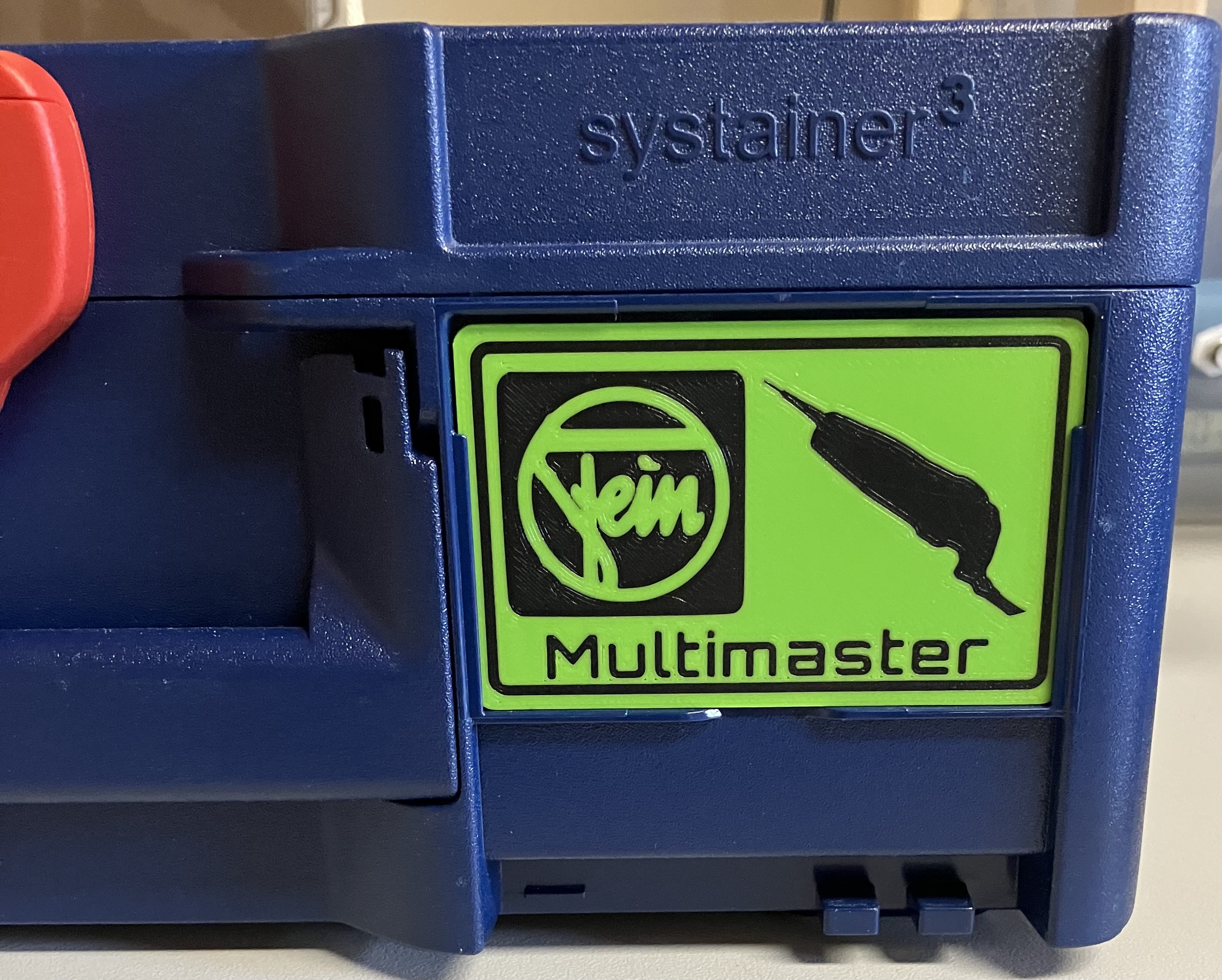 Fein Multimaster Systainer Label/Tag