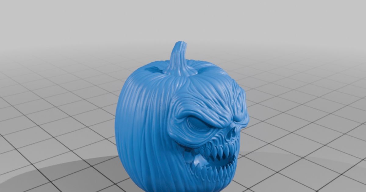 Evil Jack-o-Lantern by WebbedRanger | Download free STL model ...