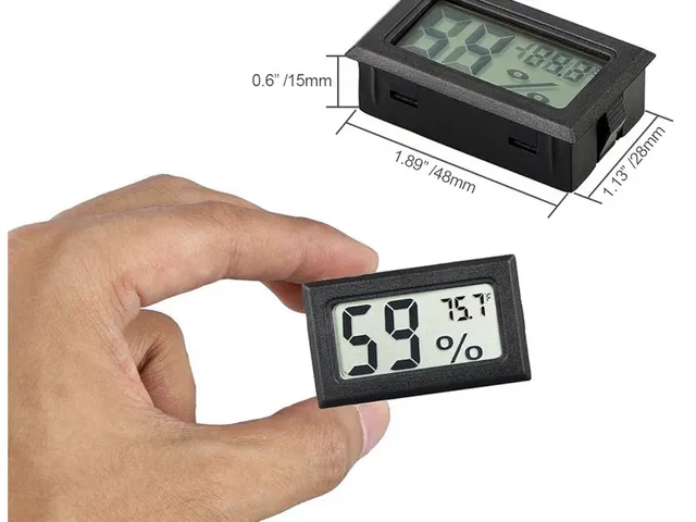 Hygrometer holder for AnyCubic Kobra S1 - Snap to rail