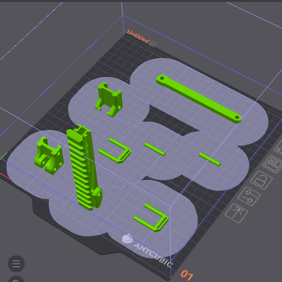 Leedle＇s Adjustable Elevation Riser - Individual part STL＇s by Waffl3z ...