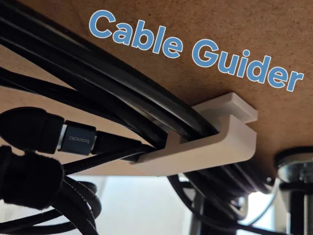 Under Desk Cable Guider