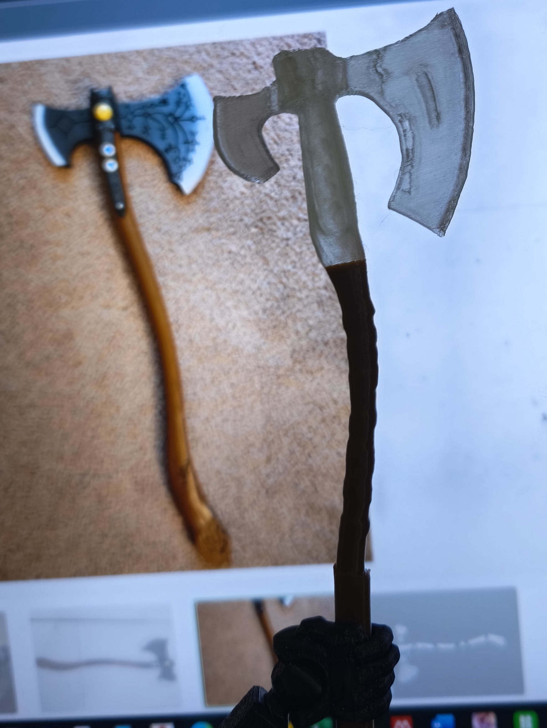 God Of War Leviathan Axe for dummy 13