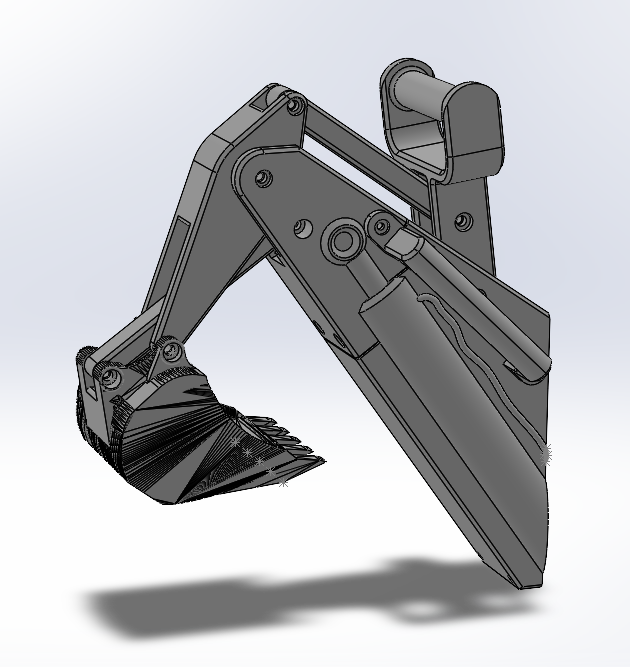 Excavator Costume Attachment