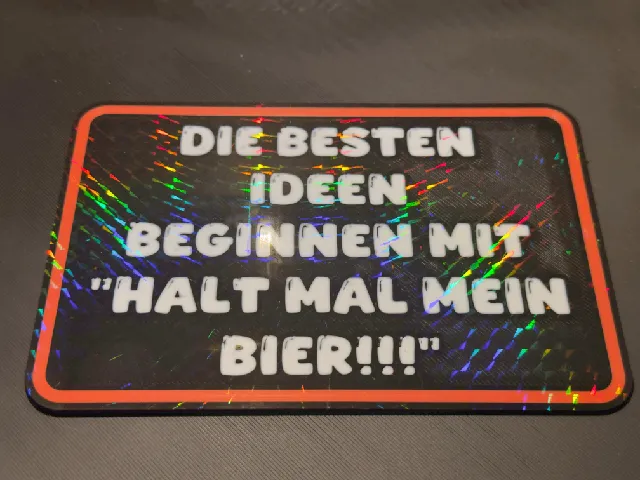 Schild - Die besten Ideen