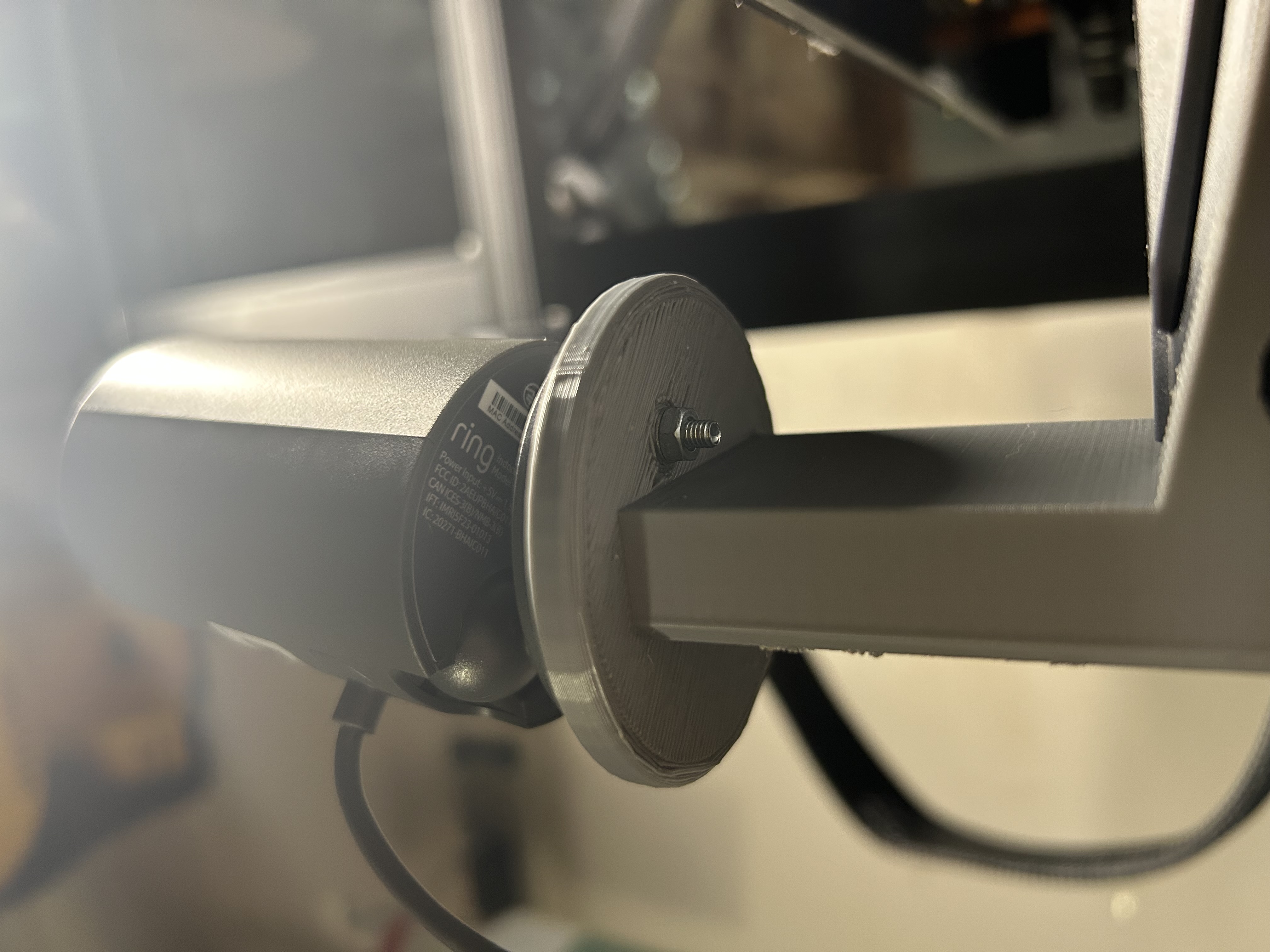 Miniatura 4 do modelo 3D Ender 3 S1 Ring Camera Mount