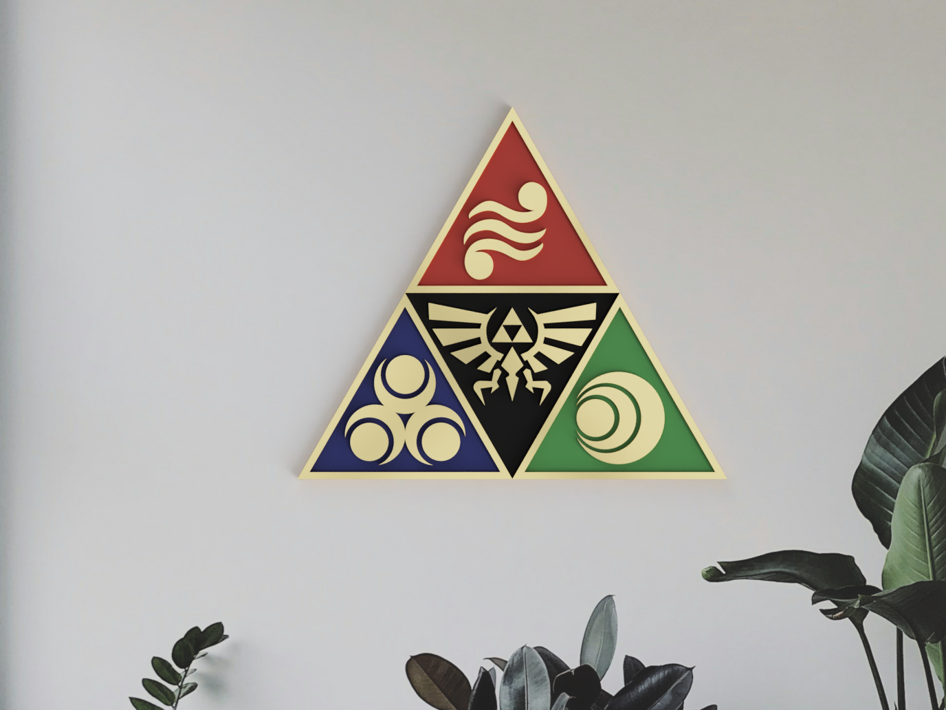 Legend of Zelda Triforce Sign Wallart