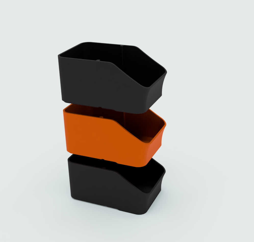 Miniatura 3 do modelo 3D Stackable Storage Bins