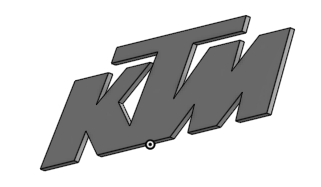 ktm logo 3D model