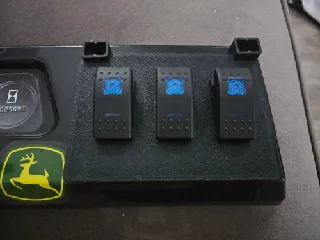 Custom three panel switch for John Deere Gator