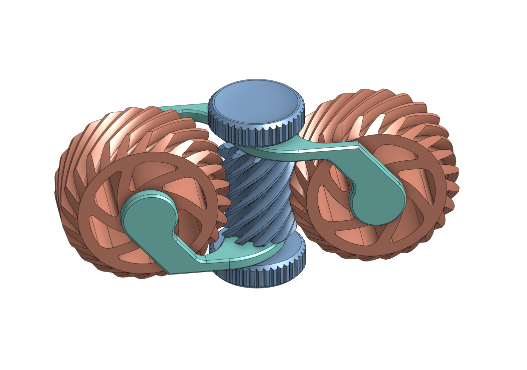 Miniatura 5 do modelo 3D Gear fidget spinner